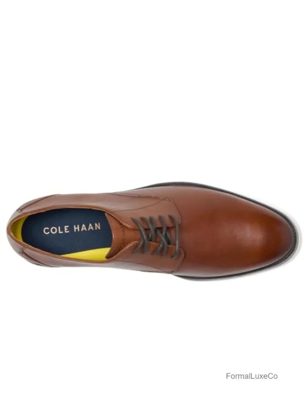 Plain Toe Oxford Dress Shoes Leather Lace-Up Comfort Formal